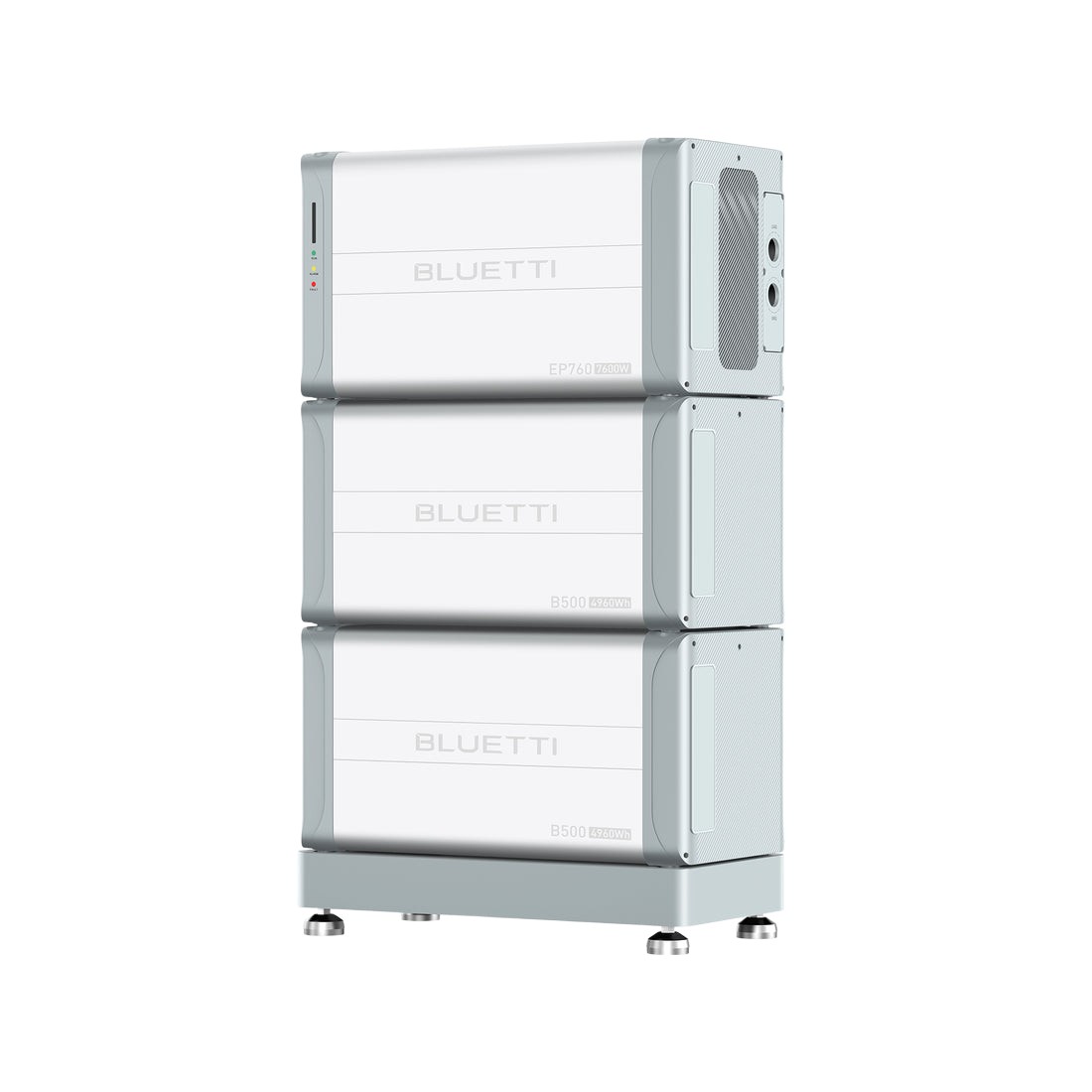 Système de stockage Bluetti EP760 avec batteries B500