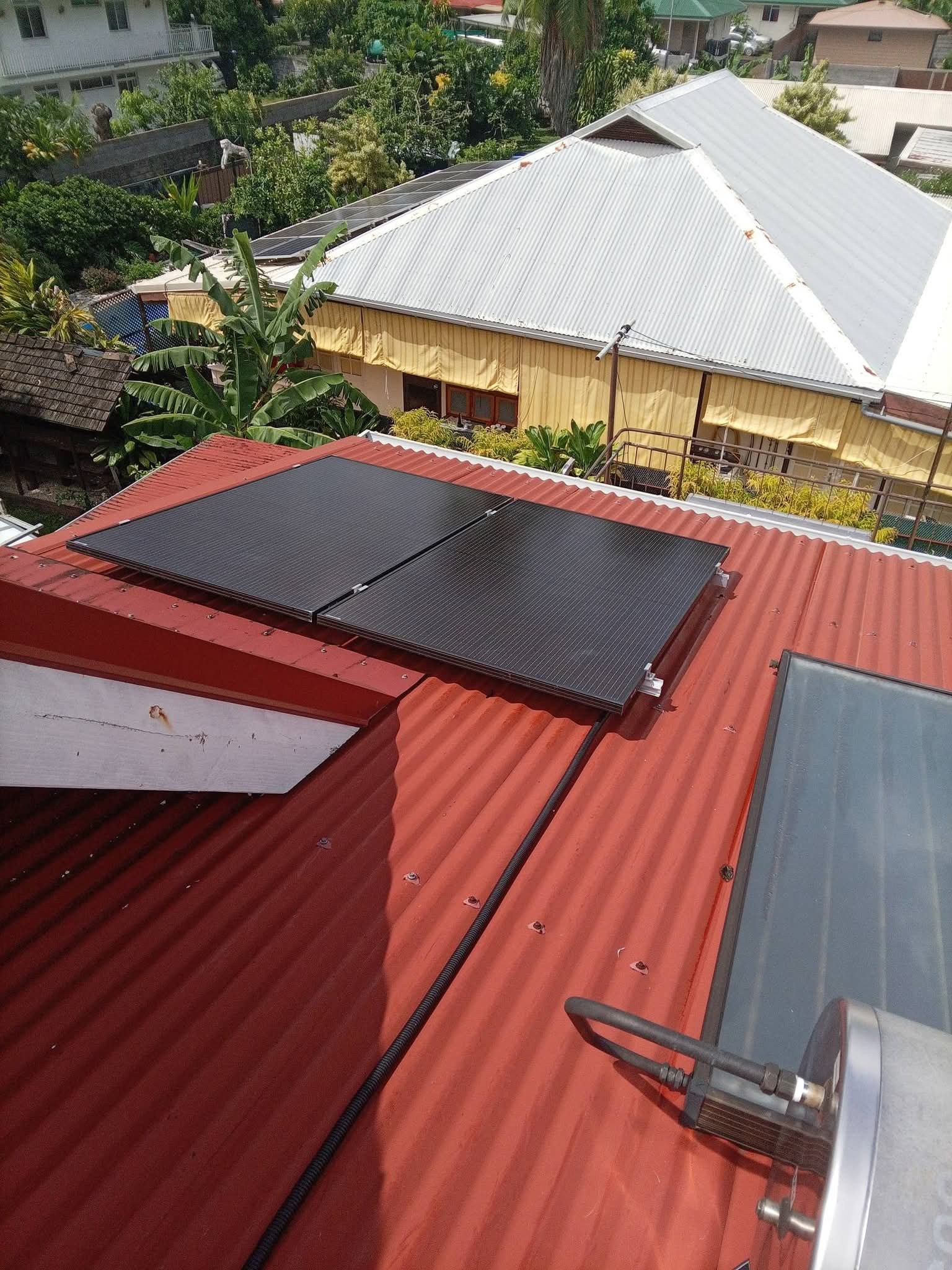 Toiture photovoltaïque résidentielle à Pirae, deuxième vue