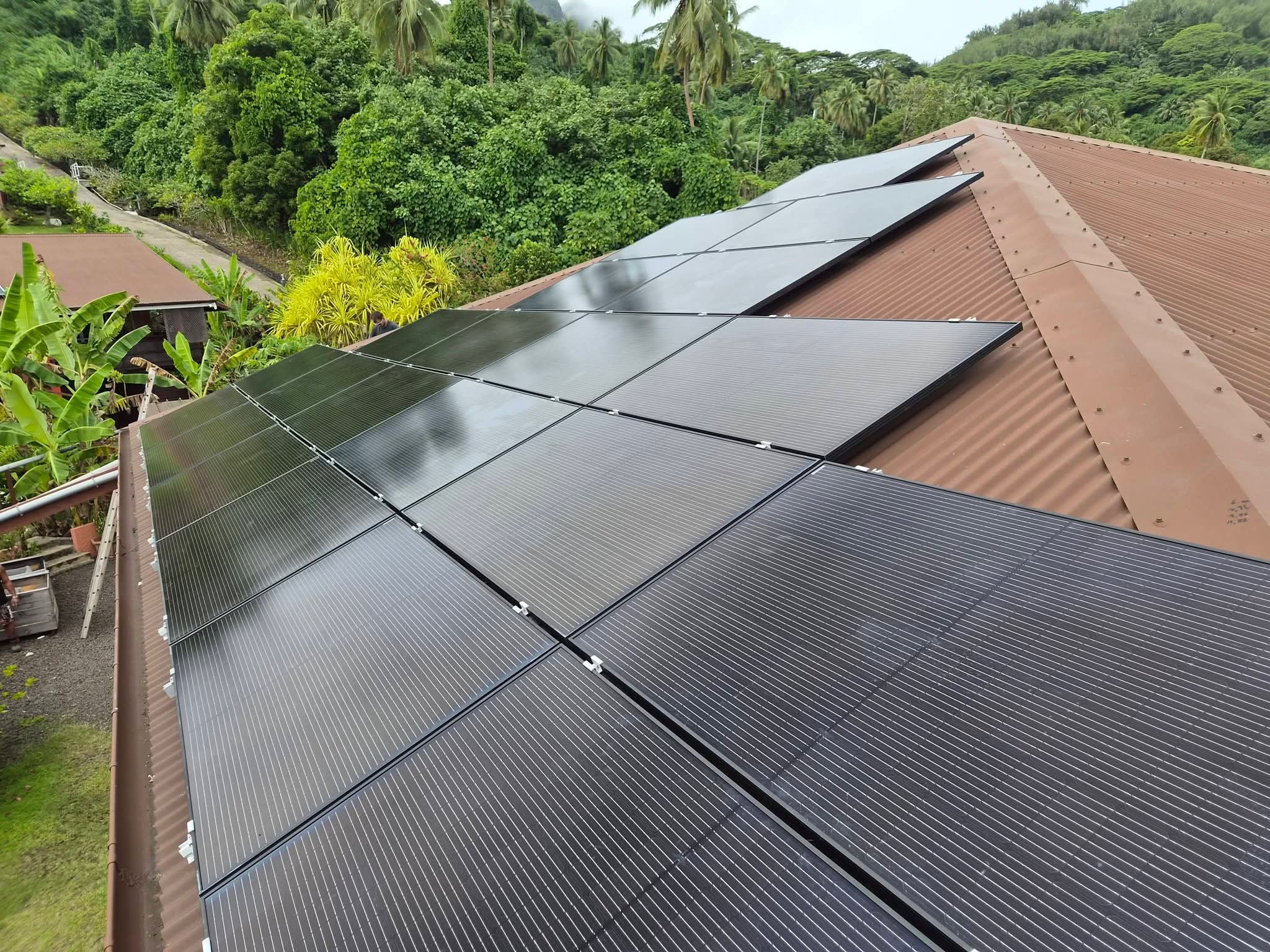 Panneaux photovoltaïques en toiture